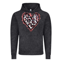 Vintage Black Leopard Glitter Heart Vintage Hoodie - Jasminsmagicworld
