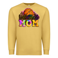 Antique Gold basketball mom Premium Sweatshirt - OliviaCreatesArt