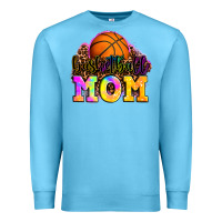 Ocean Blue basketball mom Premium Sweatshirt - OliviaCreatesArt