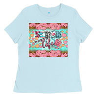 Baby Blue scrub life tumbler Ladies Tee - BundleAndBundleShop
