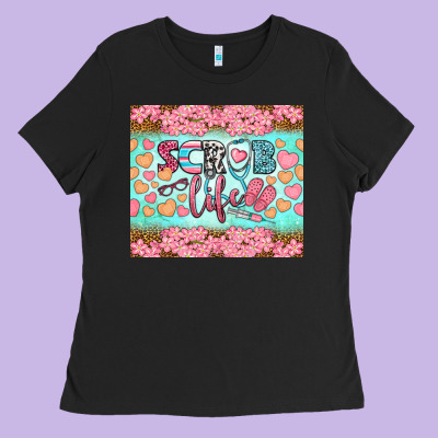 Scrub Life Tumbler Ladies Tee Designed By Bundleandbundleshop