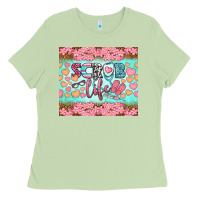 Matcha scrub life tumbler Ladies Tee - BundleAndBundleShop