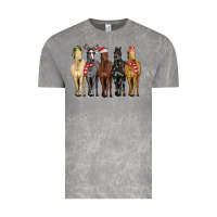 Cloud Rock horses with christmas Vintage Tee - MaliasSmallBusiness