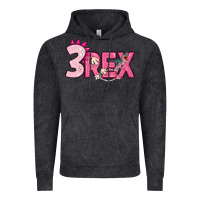 Vintage Black pink three rex Vintage Hoodie - MaliasSmallBusiness