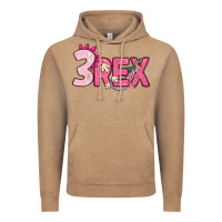 Pink Three Rex Vintage Hoodie | Teevron