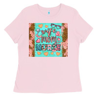 Bubblegum Pink wife mom nurse tumbler Ladies Tee - BundleAndBundleShop
