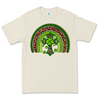 Bone Western Shamrock Cross Rainbow Premium Tee - Artiststas