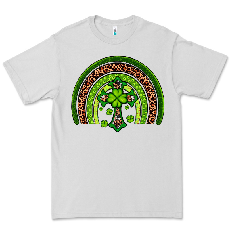 Western Shamrock Cross Rainbow Premium Tee by Artiststas | Teevron