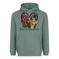 Sage Day of the dead Mexico Heavyweight Hoodie - HowdyJamesFarm