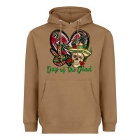 Toasted Coconut Day of the dead Mexico Heavyweight Hoodie - HowdyJamesFarm