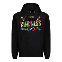 Black Chose Kindness Autism Premium Hoodie - CowGirlArtShop