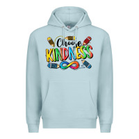 Blue Mist Chose Kindness Autism Premium Hoodie - CowGirlArtShop