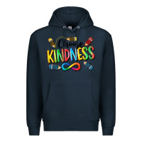 Navy Chose Kindness Autism Premium Hoodie - CowGirlArtShop