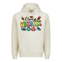 Oatmeal Heather Chose Kindness Autism Premium Hoodie - CowGirlArtShop