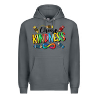 Rock Chose Kindness Autism Premium Hoodie - CowGirlArtShop