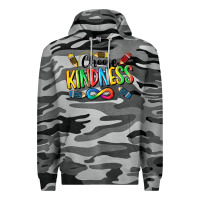 Slate Camo Chose Kindness Autism Premium Hoodie - CowGirlArtShop