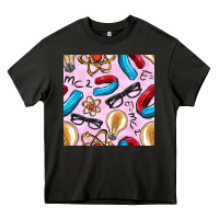 Asphalt physics seamless pattern Heavy Core Tee - BundleAndBundleShop