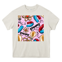 Cream physics seamless pattern Heavy Core Tee - BundleAndBundleShop