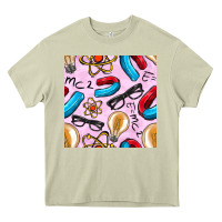 Mossy physics seamless pattern Heavy Core Tee - BundleAndBundleShop