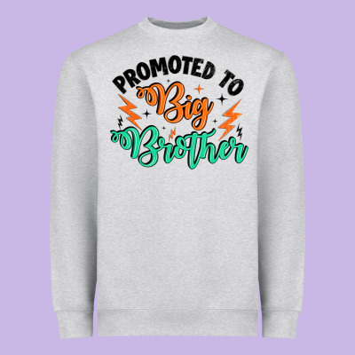 Promoted To Big Brother Heavyweight Sweatshirt Designed By Artiststas