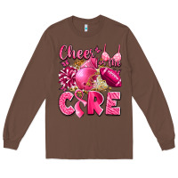 Chestnut cheer for the cure breast cancer Long Sleeve Tee - LillyAllenDesigns