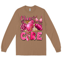 Toasted Coconut cheer for the cure breast cancer Long Sleeve Tee - LillyAllenDesigns