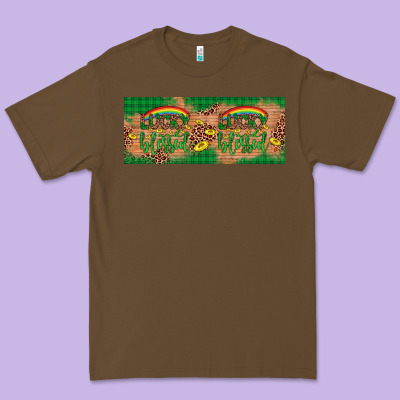 St. Patrick's Day Western  Lucky And Blessed Premium Tee Designed By Artiststas