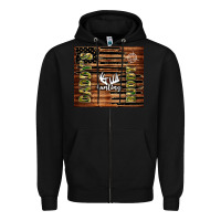 Black daddy's hunting buddy Zipper Hoodie - TumblerDesignByShophia