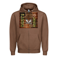 Chestnut daddy's hunting buddy Zipper Hoodie - TumblerDesignByShophia