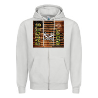 Dove Grey daddy's hunting buddy Zipper Hoodie - TumblerDesignByShophia