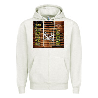 Oatmeal Heather daddy's hunting buddy Zipper Hoodie - TumblerDesignByShophia