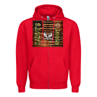 Red daddy's hunting buddy Zipper Hoodie - TumblerDesignByShophia