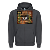 Smoke daddy's hunting buddy Zipper Hoodie - TumblerDesignByShophia