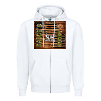 White daddy's hunting buddy Zipper Hoodie - TumblerDesignByShophia