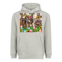 Moon Dust easter farm animals Happy Easter Day Heavyweight Hoodie - CowGirlArtShop