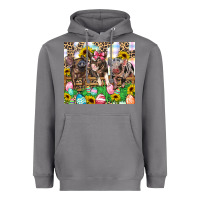 Storm easter farm animals Happy Easter Day Heavyweight Hoodie - CowGirlArtShop