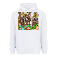 White easter farm animals Happy Easter Day Heavyweight Hoodie - CowGirlArtShop