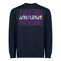 Navy aquarius Heavyweight Sweatshirt - Artiststas