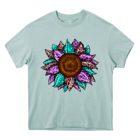 Sunflower Leopard Color Heavy Core Tee | Teevron