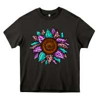Asphalt sunflower leopard color Heavy Core Tee - JahusDesignShop