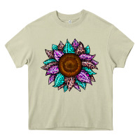 Mossy sunflower leopard color Heavy Core Tee - JahusDesignShop