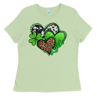 Matcha St. Patrick's Day hearts Ladies Tee - Jasminsmagicworld
