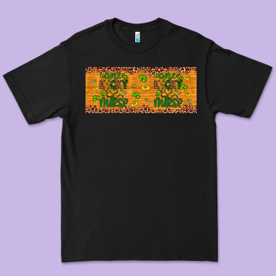 Western St. Patrick's Day One Lucky Nurse Premium Tee Designed By Artiststas