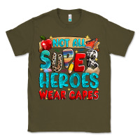 Army Green not all super heroes wear capes Classic Tee - NancyCooperArtShop