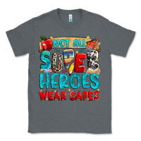 Charcoal Heather not all super heroes wear capes Classic Tee - NancyCooperArtShop