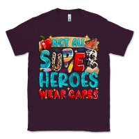 Plum not all super heroes wear capes Classic Tee - NancyCooperArtShop