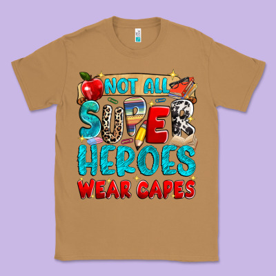 Not All Super Heroes Wear Capes Classic Tee Designed By Nancycooperartshop