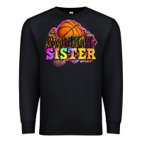 Black basketball sister Premium Sweatshirt - OliviaCreatesArt