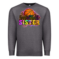 Charcoal Heather basketball sister Premium Sweatshirt - OliviaCreatesArt