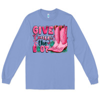 Colony Blue give cancer the boot Long Sleeve Tee - LillyAllenDesigns